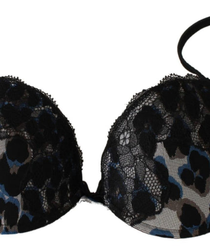 Roberto Cavalli Elegant Black Lace Reggiseno Bra