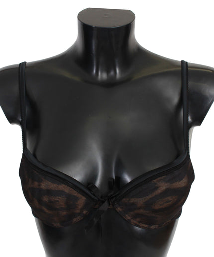 Roberto Cavalli Sultry Leopard Push-Up Bra