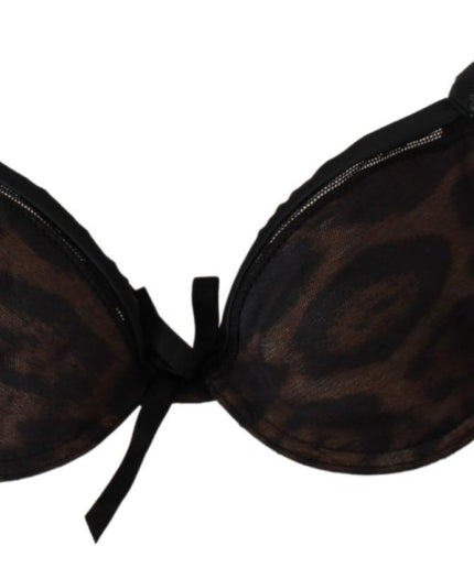 Roberto Cavalli Sultry Leopard Push-Up Bra