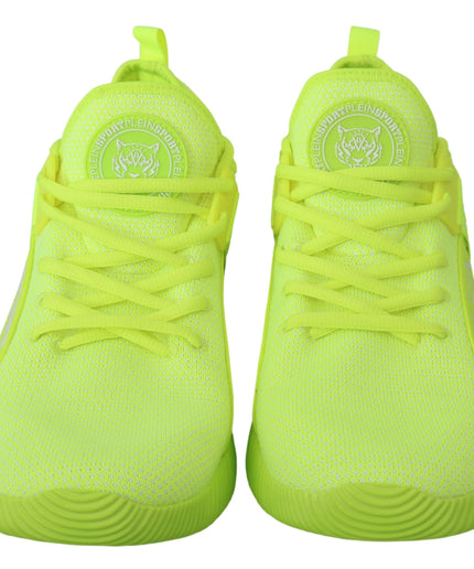 Philipp Plein Stylish Light Green Casual Sneakers