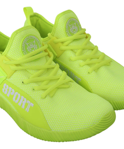 Philipp Plein Stylish Light Green Casual Sneakers