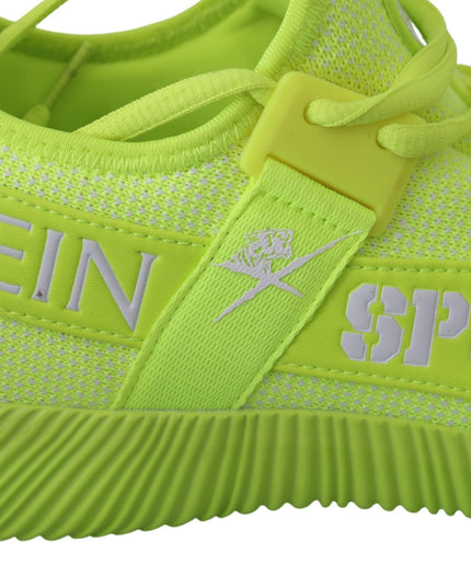 Philipp Plein Stylish Light Green Casual Sneakers