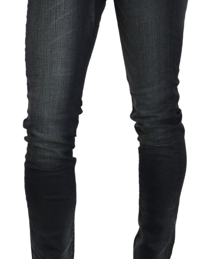 Acht Chic Blue Washed Skinny Denim Jeans