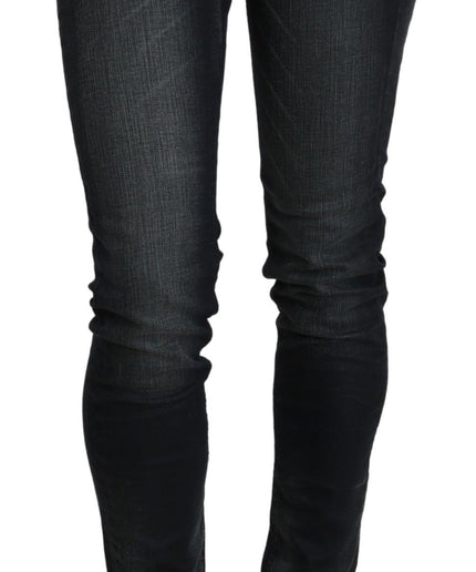 Acht Chic Blue Washed Skinny Denim Jeans