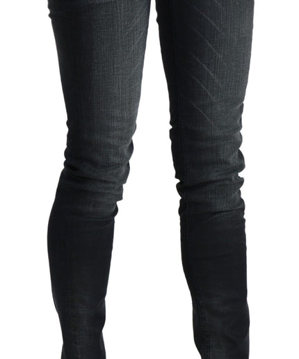 Acht Chic Blue Washed Skinny Denim Jeans