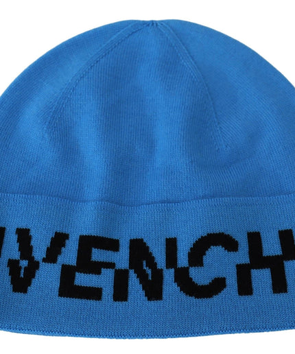 Givenchy Chic Woolen Beanie with Signature Black Logo