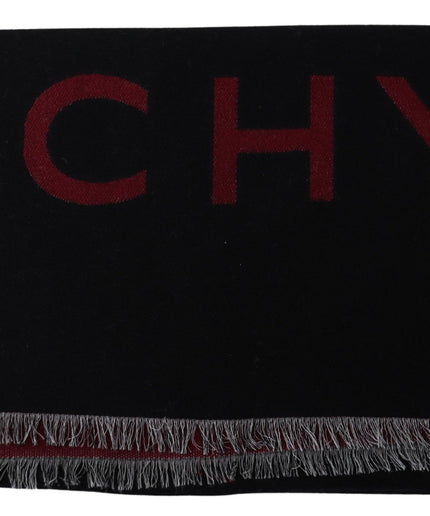 Givenchy Elegant Unisex Wool Silk Blend Scarf