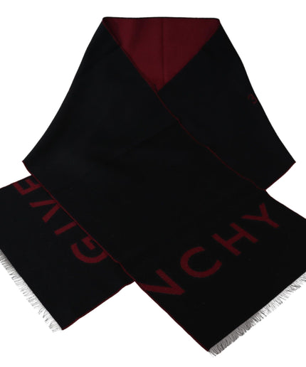 Givenchy Elegant Unisex Wool Silk Blend Scarf