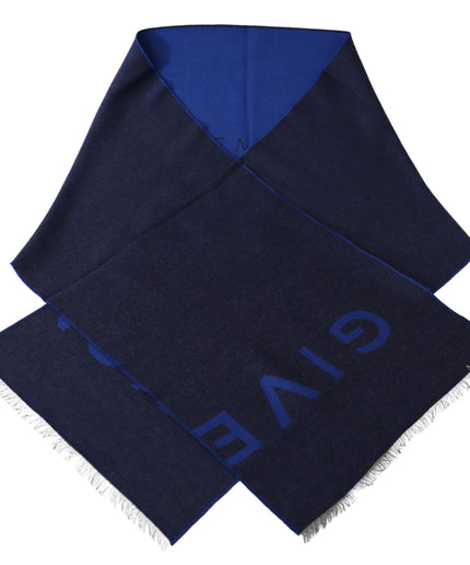 Givenchy Elegant Unisex Wool Silk Blend Scarf