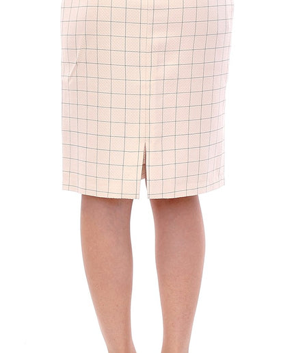 Andrea Incontri Elegant White Pencil Skirt - Chic and Sophisticated