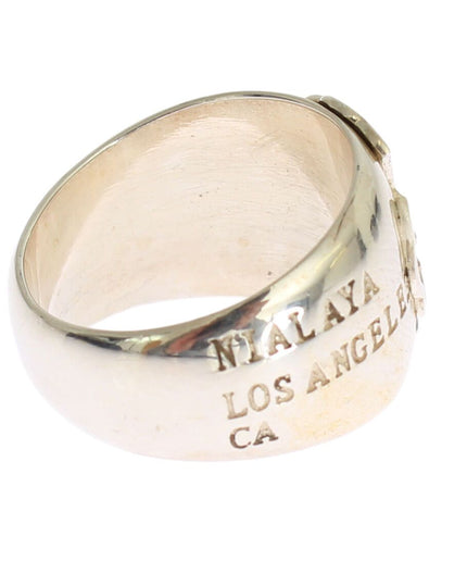 Nialaya Elegant Sterling Silver Statement Ring