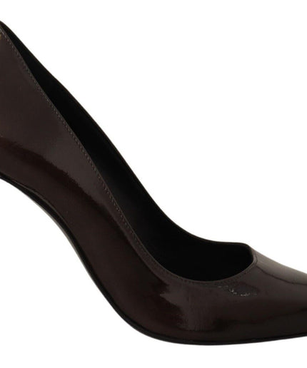 Sofia Elegant Brown Leather Heels Pumps