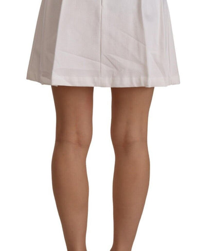 Ermanno Scervino Chic High Waist A-Line Mini Skirt