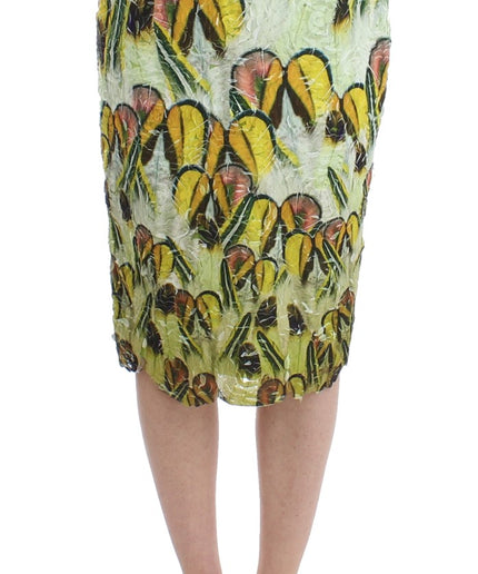 Lanre Da Silva Ajayi Vibrant Silk Blend Pencil Skirt