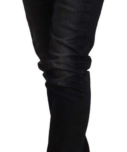 Acht Chic Black Washed Skinny Jeans for Her