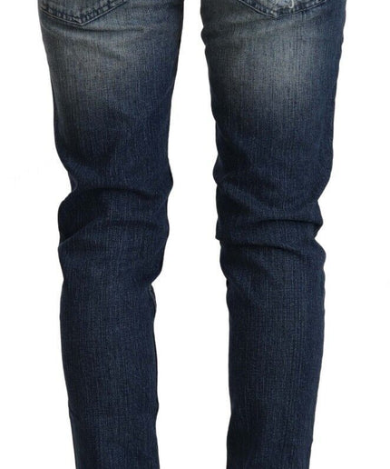 Acht Chic Blue Washed Skinny Denim Serenade