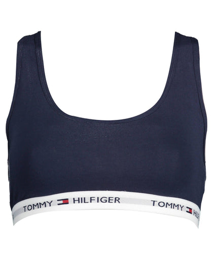 Tommy Hilfiger Blue Cotton Women Sports Bra