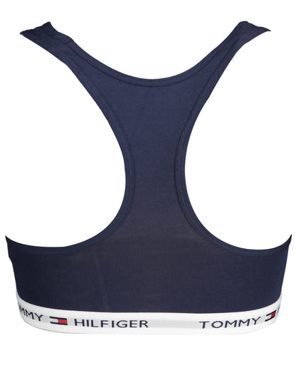 Tommy Hilfiger Blue Cotton Women Sports Bra