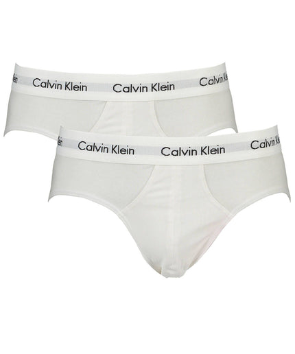 Calvin Klein White Cotton Men Brief