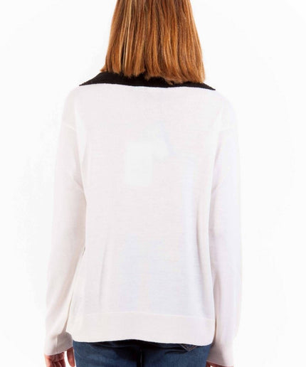 Love Moschino White Wool Women Sweater