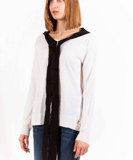 Love Moschino White Wool Women Sweater