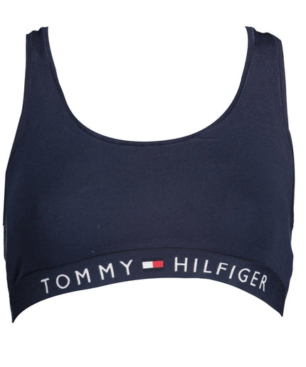 Tommy Hilfiger Blue Cotton Women Sports Bra