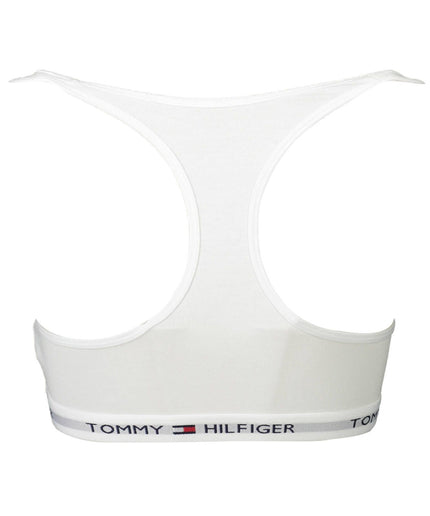 Tommy Hilfiger White Cotton Women Sports Bra