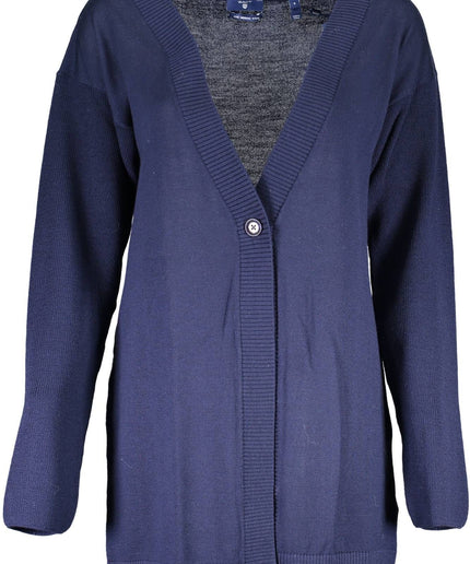 Gant Blue Wool Women Cardigan