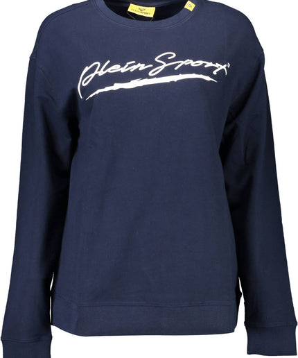 Plein Sport Blue Cotton Women Sweater