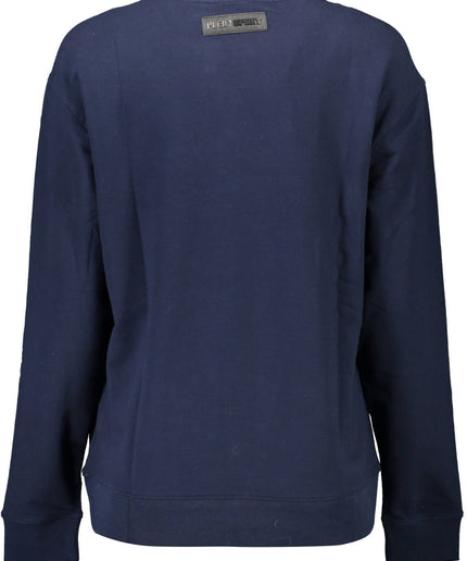 Plein Sport Blue Cotton Women Sweater