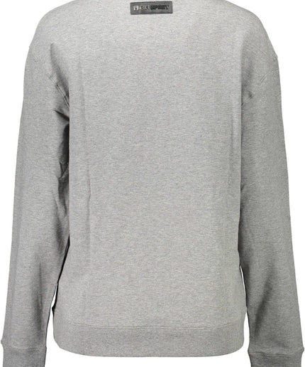 Plein Sport Gray Cotton Women Sweater