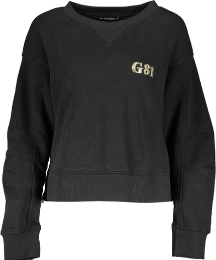 Guess Jeans Black Cotton Women Sweater