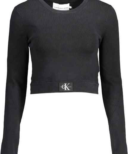 Calvin Klein Black Lyocell Women Sweater