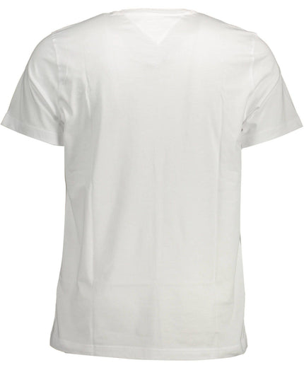 Tommy Hilfiger White Cotton Men T-Shirt