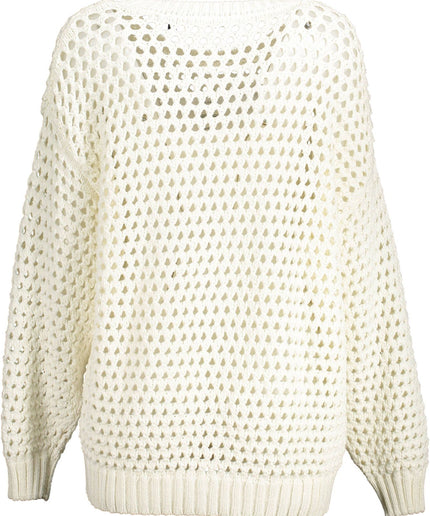 Gant White Cotton Women Sweater