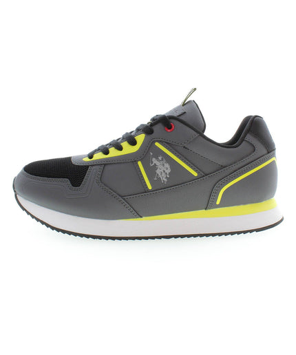 U.S. POLO ASSN. Gray Polyester Men Sneaker