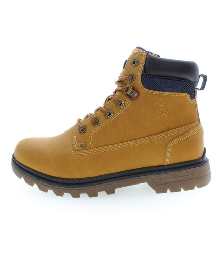 U.S. POLO ASSN. Beige Polyester Men Boot