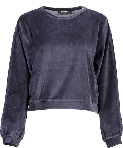 Desigual Blue Cotton Women Sweater