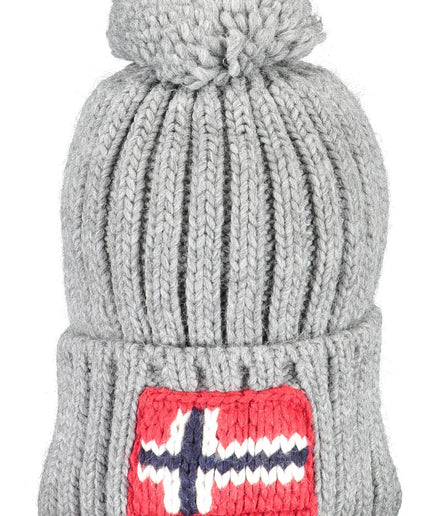 Napapijri Gray Acrylic Men Hat