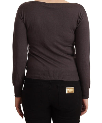 John Galliano Elegant Wool Long Sleeve Sweater