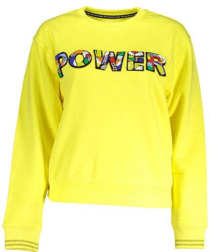 Desigual Yellow Cotton Women Sweater