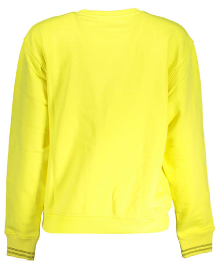 Desigual Yellow Cotton Women Sweater