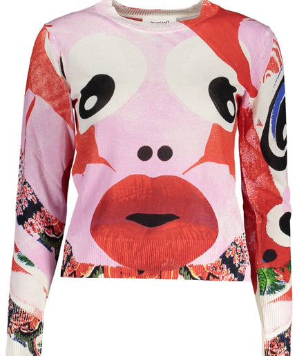 Desigual Pink Viscose Women Sweater