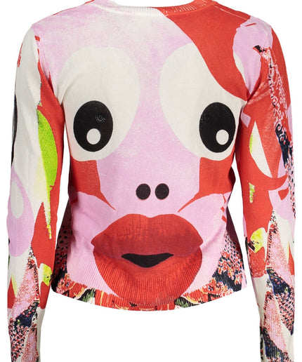 Desigual Pink Viscose Women Sweater