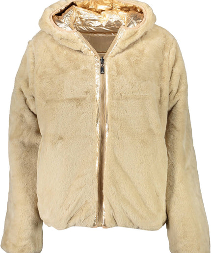 U.S. POLO ASSN. Gold Nylon Women Jacket