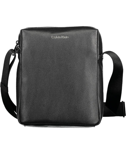 Calvin Klein Black Polyester Men Shoulder Bag