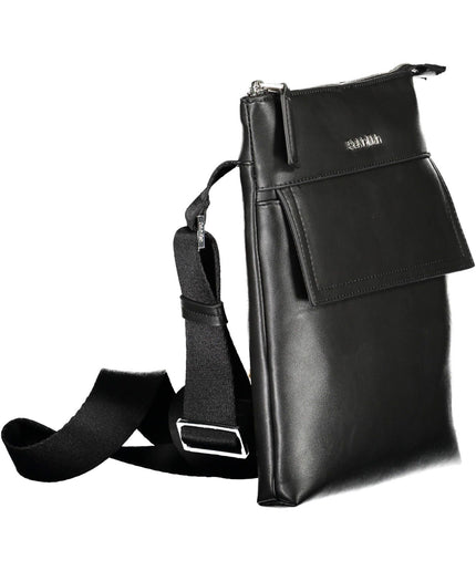 Calvin Klein Black Polyester Men Shoulder Bag