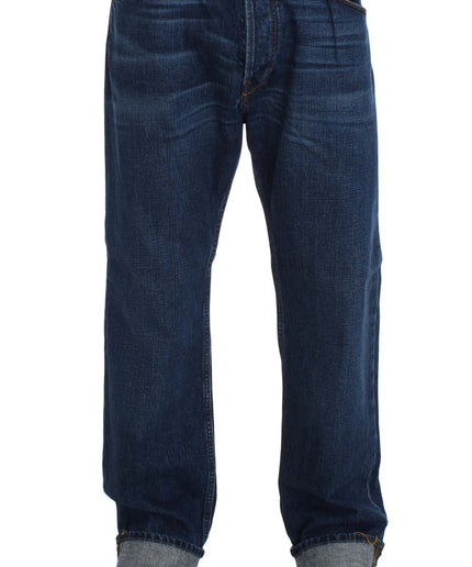 Acht Chic Baggy Loose Fit Blue Jeans for Men