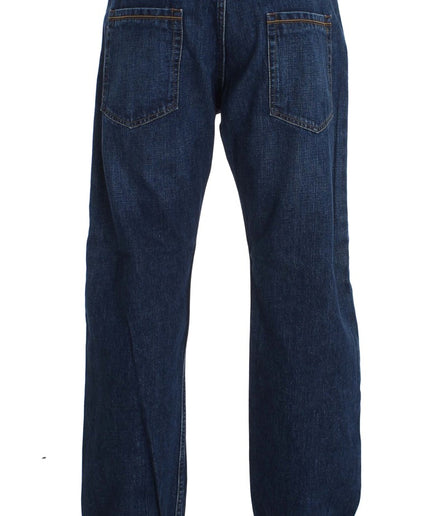 Acht Chic Baggy Loose Fit Blue Jeans for Men