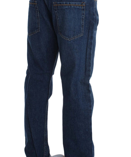 Acht Chic Baggy Loose Fit Blue Jeans for Men